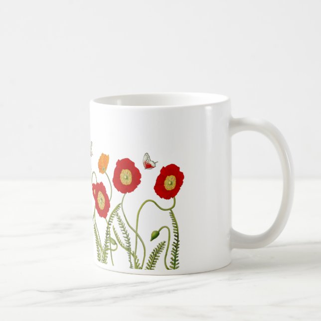 PoppyMugDesign Coffee Mug (Right)