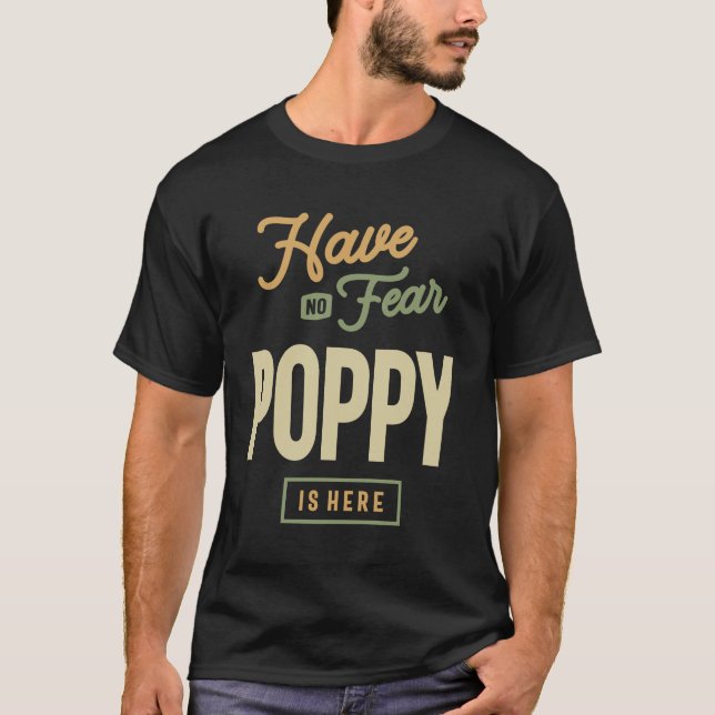 Poppy's Superhero Squad - Dad and Grandpa T-Shirt (Front)