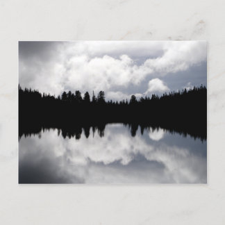 Popradské Pleso Reflection Postcard