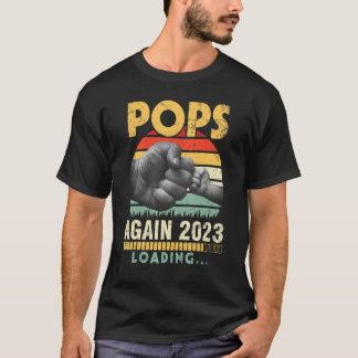 Pops Again 2023 Loading Happy Day To Me Grandpa So T-Shirt