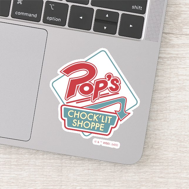 Pop's Chock'Lit Shoppe Red Logo (Detail)