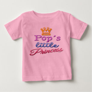 Pop's Little Princess Baby Toddler T-Shirt