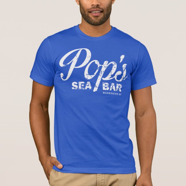 Pop's Rough Blue Tee (Front)