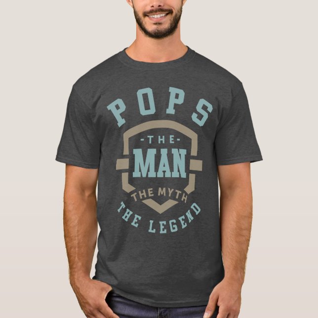 Pops The Legend T-Shirt (Front)