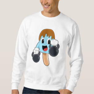 Popsicle at Strength training with Dumbbells Sweatshirt