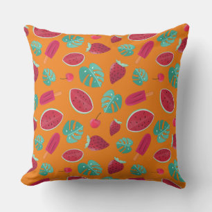 Popsicle, Cherry, Strawberry & Watermelon Cushion