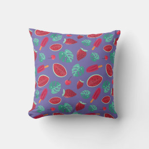 Popsicle, Cherry, Strawberry & Watermelon Cushion
