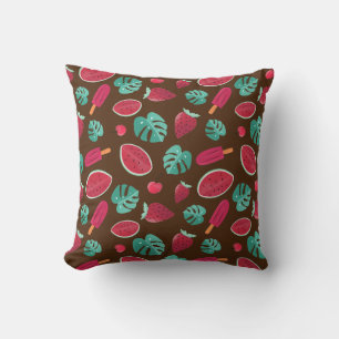 Popsicle, Cherry, Strawberry & Watermelon Cushion