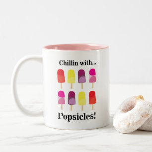 Popsicle Colourful Summer  Two-Tone Coffee Mug