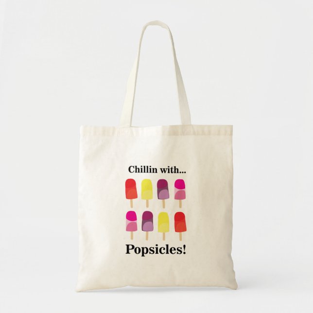 Popsicle Colourful Sweet Summer  Tote Bag (Front)