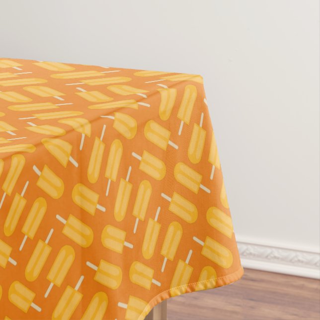 Popsicle Cute Summer 1st Birthday Party Theme Tablecloth (In Situ)