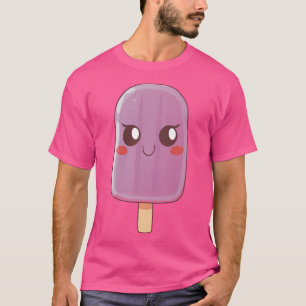Popsicle Kawaii Black Cherry T-Shirt