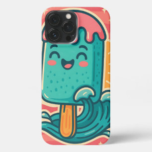 Popsicle Kawaii - iPhone Ice Hull Smiling Summer 13 Pro Max Case