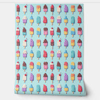 Popsicle Parade in Blue Ice Cream III