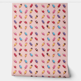 Popsicle Parade in Pink Ice Cream V Wallpaper