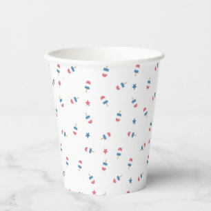 Popsicle Party Cup in White Red, White, and BBQ