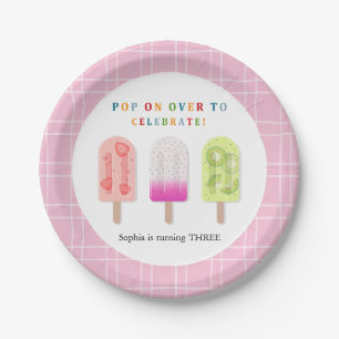 Popsicle Party Paper Plate