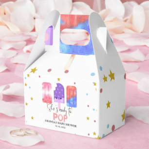 Popsicle  She is ready to pop Baby Shower Favour Box