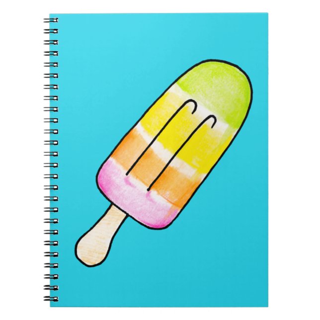 Popsicle Spiral Notebook (Front)