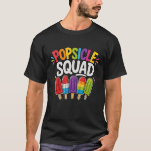 Popsicle Squad Cute Summer Popsicle Lover Family T-Shirt