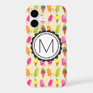 Popsicles and Ice Cream Personalised Monogram