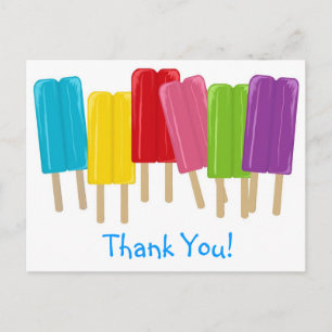 Popsicles and Polka Dots Postcard