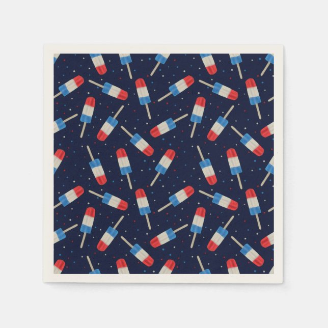 Popsicles At Night Napkin (Front)