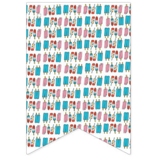 Popsicles Bunting Banner