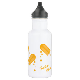 Popsicles Cute Kids Water Bottle with Name