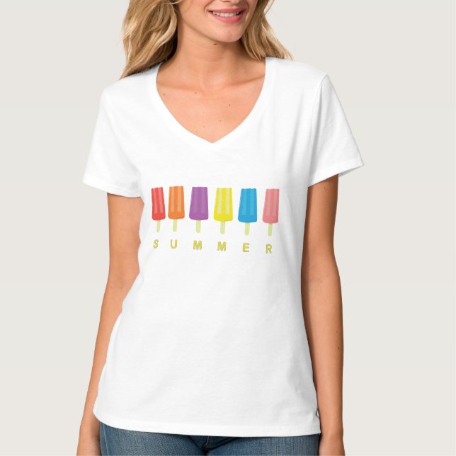 Popsicles for my summer T-Shirt (Front)