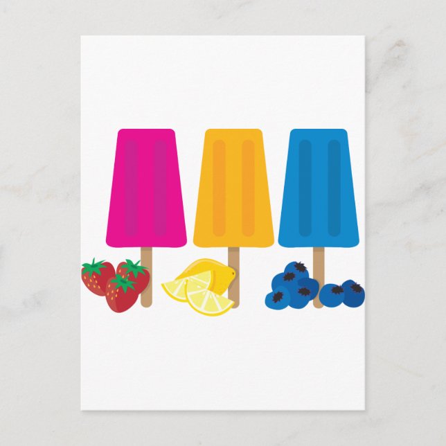 Popsicles Postcard (Front)