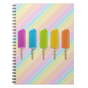 popsicles spiral notebook