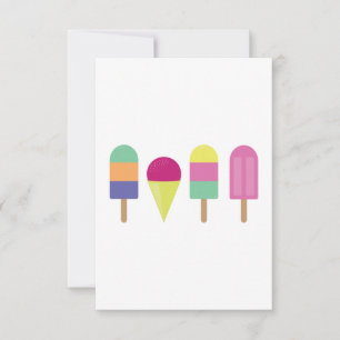 Popsicles Thank You Card
