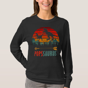 Popssaurus T Rex Dinosaur pops Saurus Family Match T-Shirt
