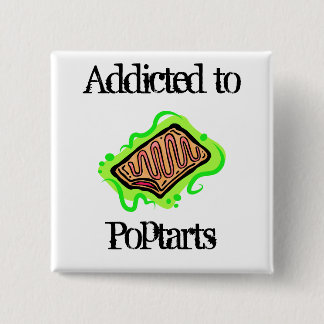 Poptarts 15 Cm Square Badge