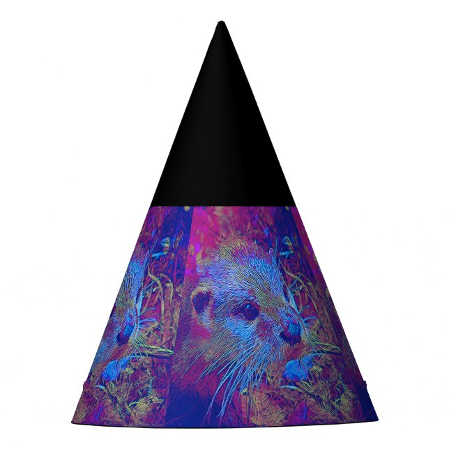 popular Animals - Otter 1 Party Hat (Front)