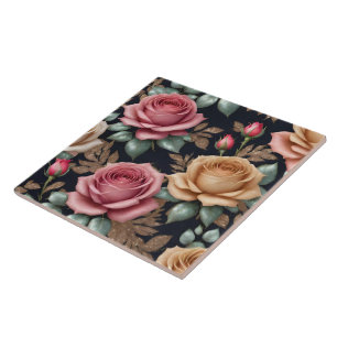 Popular Beautiful Linen Roses Collection Tile