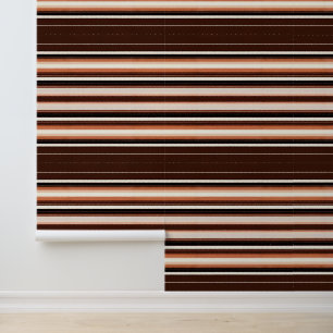 Popular Brown White Linen Texture Collection Wallpaper