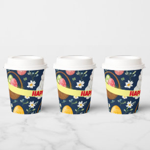 Popular Bunny Happy Easter Collection Paper Cups