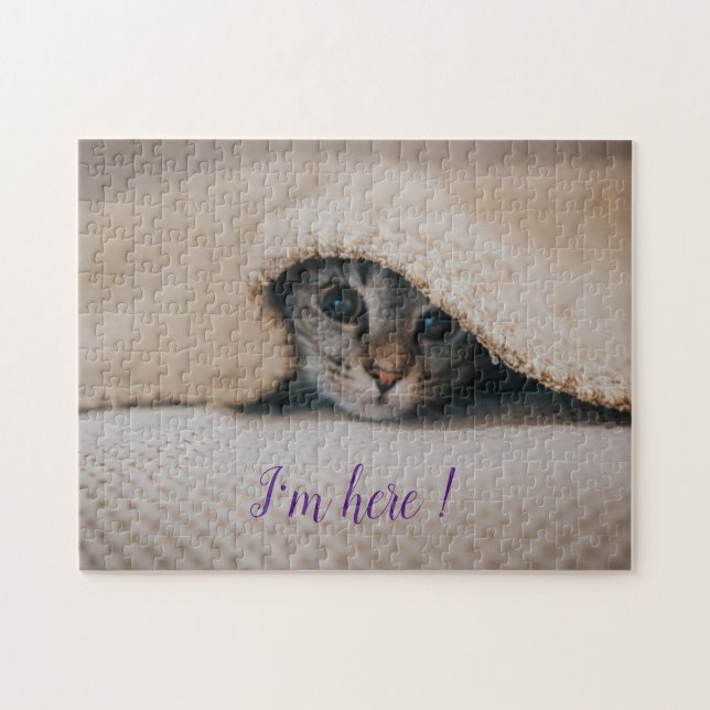 Popular Cat Design Gift Jigsaw Puzzle (Horizontal)