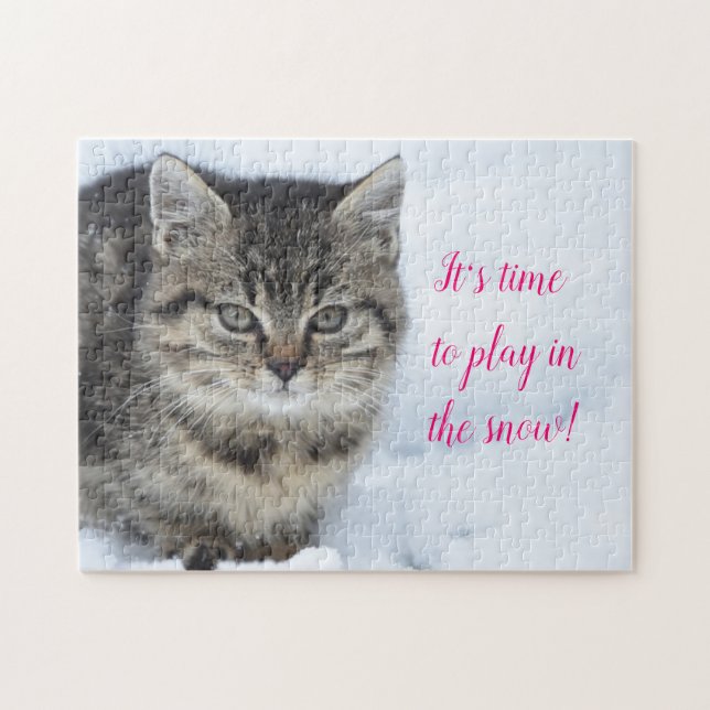 Popular Cat Design Gift Jigsaw Puzzle (Horizontal)