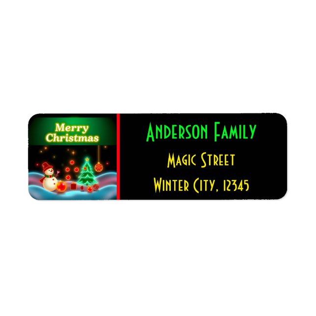 Popular Christmas Neon Holiday Collection (Front)