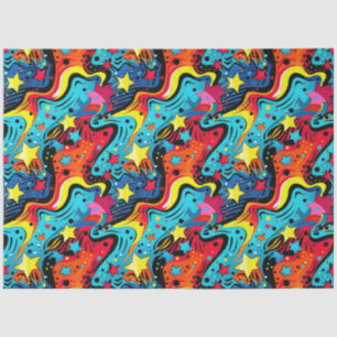 Popular Colourful Comic Style Tissue Paper