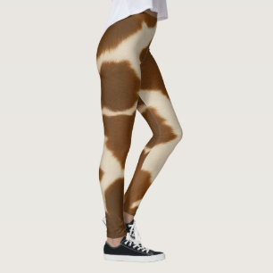 Popular Cow Faux Leather Elegant Collection Leggings