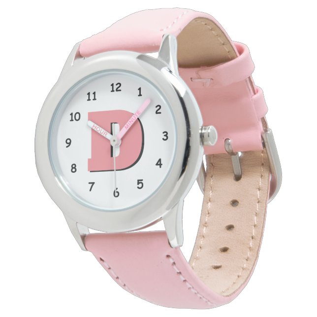 Popular custom kid's watch gift for Birthday girl (Angled)