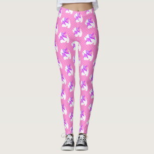  Popular Cute White Westie Dog Pink Check  Leggings