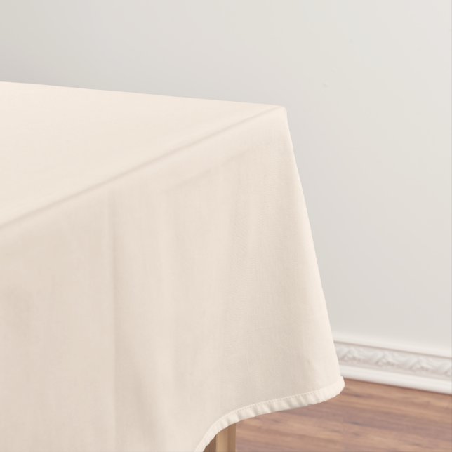  Popular delicate cream.  Tablecloth (In Situ)