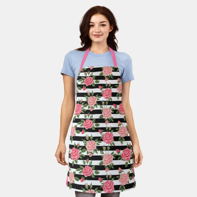 Popular Elegant Floral Apron (Worn)