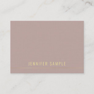 Popular Elegant Modern Gold Text Name Template Business Card