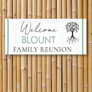 Popular Family tree Reunion banner